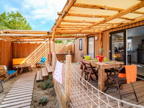 MOBILHOME 6 personnes - Premium Côté Sable 4 Pièces 6 Personnes + TV