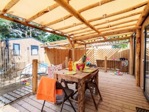 MOBILHOME 4 personnes - Premium Côté Sable 3 Pièces 4 Personnes + TV