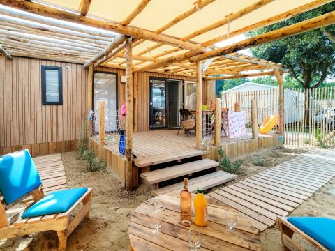 MOBILHOME 4 personnes - Premium Côté Sable 3 Pièces 4 Personnes + TV