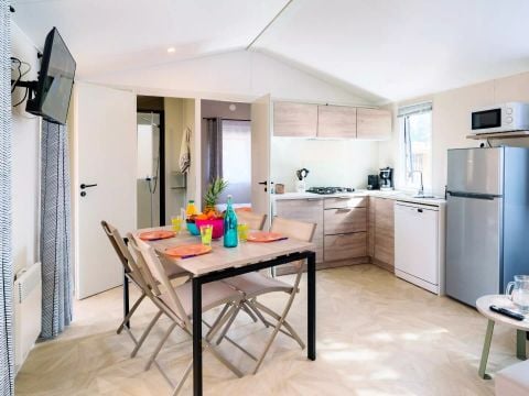 MOBILHOME 4 personnes - Premium Côté Sable 3 Pièces 4 Personnes + TV