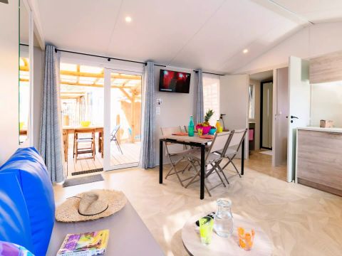 MOBILHOME 4 personnes - Premium Côté Sable 3 Pièces 4 Personnes + TV