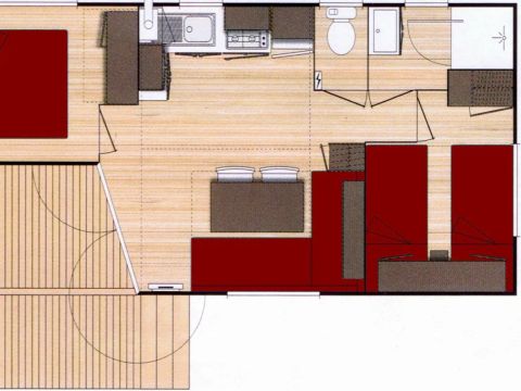 MOBILHOME 4 personnes - Rocamadour