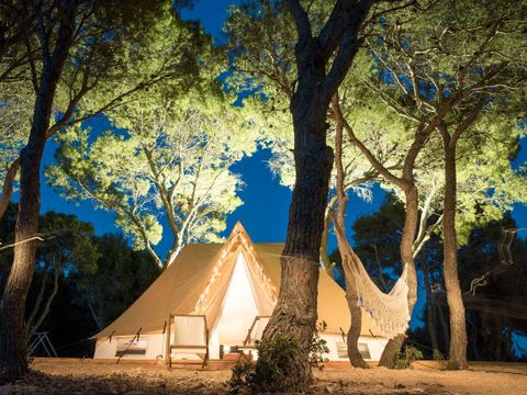 TENTE TOILE ET BOIS 4 personnes - TENDA GLAMPING