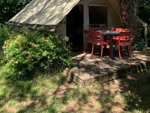 TENTE TOILE ET BOIS 5 personnes - L'Amazone (sans sanitaires)