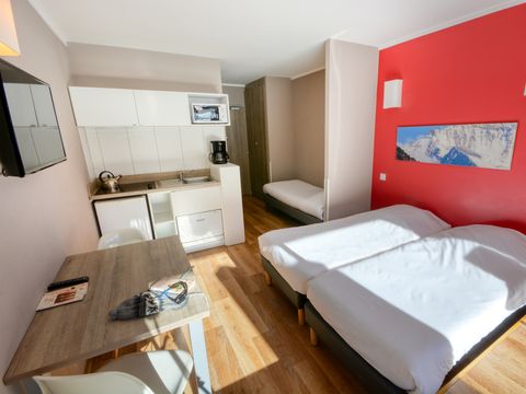 Studio 3 personnes - Avec balcon ST3 - Petit déjeuner compris