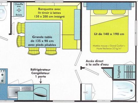 MOBILHOME 8 personnes - Grand Confort - 30 m2