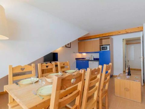 APPARTEMENT 7 personnes - Appartement 2 Pièces + coin montagne 7 personnes vue piste