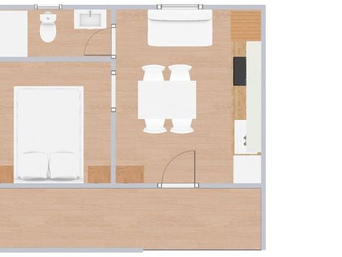 BUNGALOW 4 personnes - Confort Junior Pool