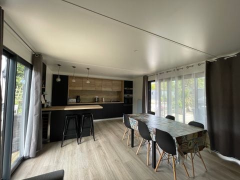 MOBILHOME 6 personnes - COSY ECOLODGE (DF17) 3CH - CLIM - PISCINE/JACUZZI - WIFI - 2 TERRASSES 6 pers