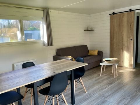 MOBILHOME 4 personnes - CONFORTABLE ECOLODGE (DF23) 2CH - CLIM - WIFI - PISCINE/JACUZZI 4 pers