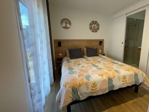 MOBILHOME 8 personnes - ECOLODGE FAMILIAL (DF31) 3CH - 2SDB - CLIM - WIFI - PISCINE/JACUZZI - 2 TERRASSES 8 pers