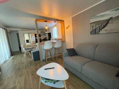 MOBILHOME 8 personnes - ECOLODGE FAMILIAL (DF31) 3CH - 2SDB - 2 TV - CLIM - WIFI - PISCINE/JACUZZI - 2 TERRASSES
