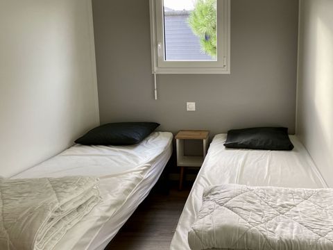 MOBILHOME 6 personnes - ECOLODGE AU CALME (DF20) 3 CH - 2 SDB - 2 TERRASSES - CLIM - WIFI 6 pers