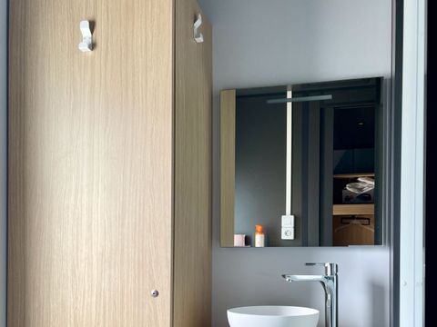 MOBILHOME 4 personnes - ECOLODGE CONFORTABLE (DF01) - 2 CH - CLIM - WIFI - PISCINE/JACUZZI