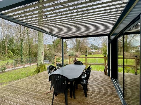 MOBILHOME 6 personnes - ECOLODGE OMBRAGE ET AU CALME (DF25) 3 CH, 1 SDB, TERRASSE, WIFI, 6 pers