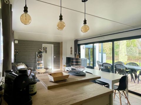 MOBILHOME 6 personnes - ECOLODGE OMBRAGE ET AU CALME (DF25) 3 CH, 1 SDB, TERRASSE, WIFI, 6 pers