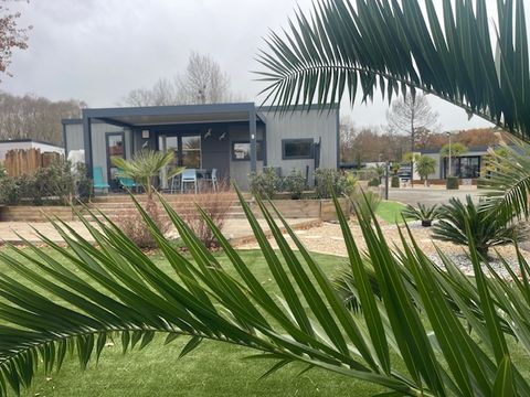 MOBILHOME 4 personnes - Ecolodge de luxe Domaine de la forêt (Immobilhome) 2 chambres: climatisation/LL/LV/ accès piscine inclus