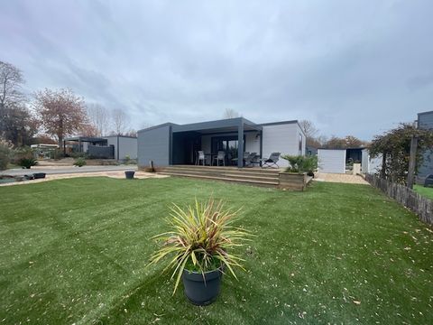 MOBILHOME 4 personnes - Ecolodge de luxe Domaine de la forêt (Immobilhome) 2 chambres: climatisation/LL/LV/ accès piscine chauffée et couverte inclus