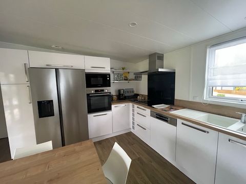 MOBILHOME 4 personnes - Ecolodge de luxe Domaine de la forêt (Immobilhome) 2 chambres: climatisation/LL/LV/ accès piscine inclus