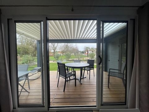 MOBILHOME 4 personnes - Ecolodge de luxe Domaine de la forêt (Immobilhome) 2 chambres: climatisation/LL/LV/ accès piscine inclus