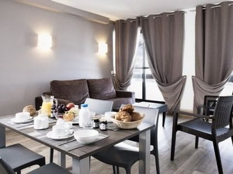Appartement 6 personnes - Appartement 2 pièces cabine 6 personnes (Séjour + Petit-déjeuner)