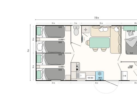 MOBILHOME 6 personnes - ROMARIN