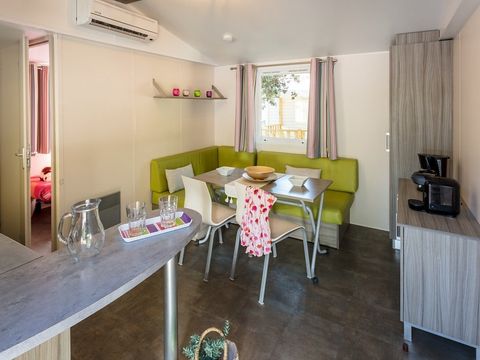 MOBILHOME 6 personnes -  Comfort Plus | 2 Ch. | 4/6 Pers. | Terrasse Couverte