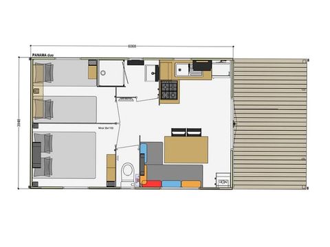 MOBILHOME 4 personnes - Panama