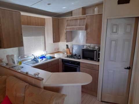 MOBILHOME 8 personnes - 001 (3 chambres, 2 salle d'eau) - Clim, TV, Lave-linge - Terrasse couverte