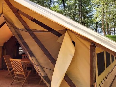 TENTE TOILE ET BOIS 5 personnes - Tente Lodge Robinson