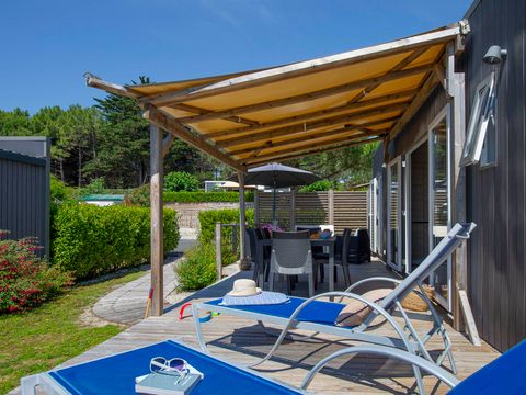 Mobilhome 4 personnes - Mobil-home EXCLUSIF - 2 chambres - 2 salles d'eau - SPA