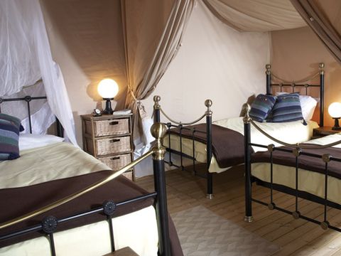 BUNGALOW TOILÉ 6 personnes - Tente safari XL, sans sanitaires