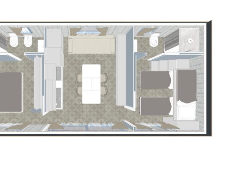 MOBILHOME 5 personnes - Maxicaravan JACUZZI VIEW