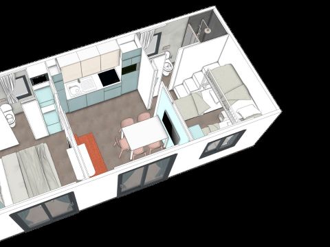 MOBILHOME 5 personnes - Maxicaravan Eco Green