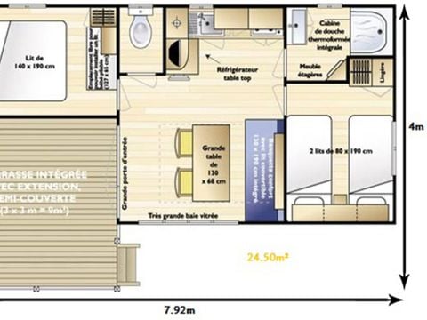 Mobilhome 4 personnes - ATLANTIK (2MO)