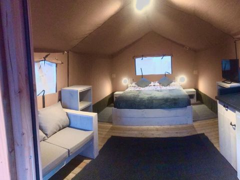 TENTE TOILE ET BOIS 2 personnes - SAFARI