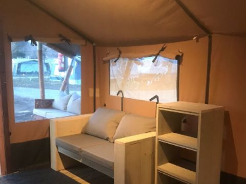 TENTE TOILE ET BOIS 2 personnes - SAFARI