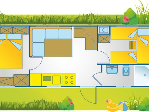 Mobilhome 4 personnes - Happy Easy