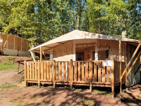 TENTE TOILE ET BOIS 5 personnes - Lodgetent Deluxe