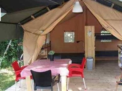 Hébergement 4 personnes - Tente Lodge Indiana Arago/izards (sans sanitaires)