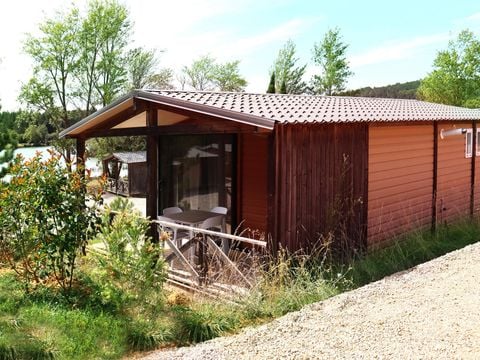 CHALET 6 personnes - Chalet 35m² Confort - 3 chambres + Terrasse intégrée + TV + Vue Lac 6 pers