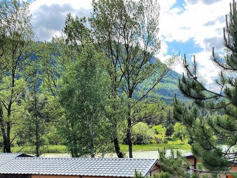 CHALET 4 personnes - Chalet Bord de Lac 28m² Confort - 2 chambres + Terrasse intégrée + TV 4 pers