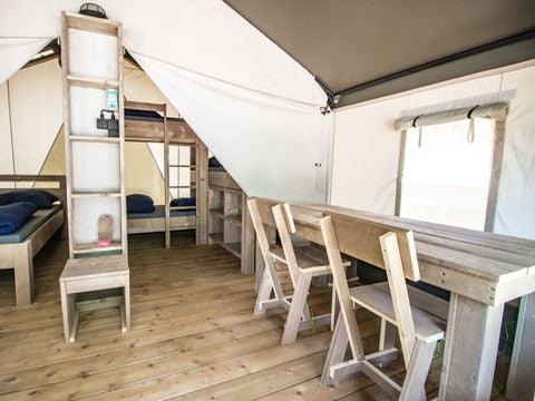 TENTE TOILE ET BOIS 4 personnes - Zelena Laguna - Tente Safari Confort