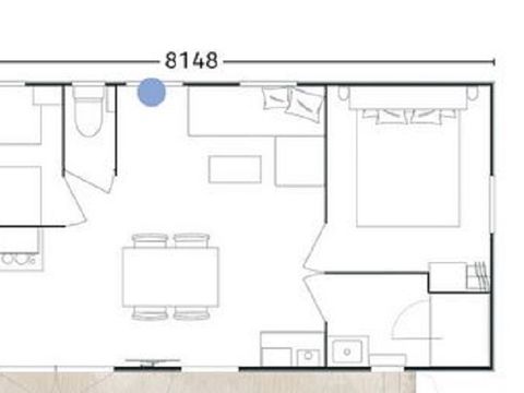 MOBILHOME 4 personnes - MOBIL-HOME PREMIUM 31M² 4P