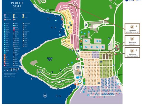 TENTE TOILE ET BOIS 5 personnes - Porto Sole - Tente Safari Confort