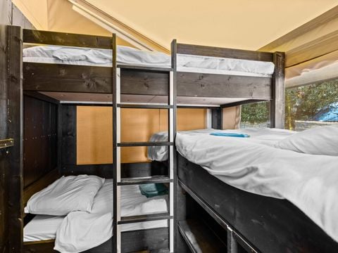 TENTE TOILE ET BOIS 5 personnes - Porto Sole - Tente Safari Bella Vista + air conditionné (5P)