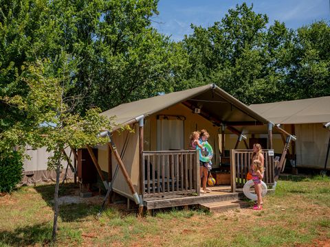 TENTE TOILE ET BOIS 5 personnes - Tente Eco Lodge | 2 Ch. | 4/5 Pers. | Sans SDB