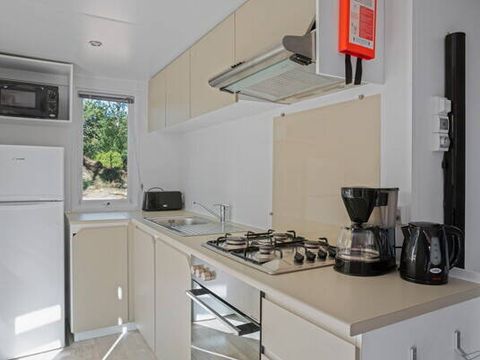 MOBILHOME 5 personnes - Comfort | 2 Ch. | 5 Pers. | Terrasse surélevée MOBILHOME 5 personnes - Comfort | 2 Ch. | 5 Pers. | Terrasse surélevée