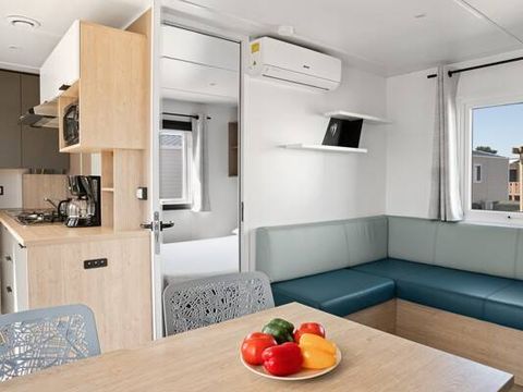 MOBILHOME 6 personnes - Mobil-home | Premium | 3 Ch. | 6 Pers. | Terrasse surélevée | Clim.