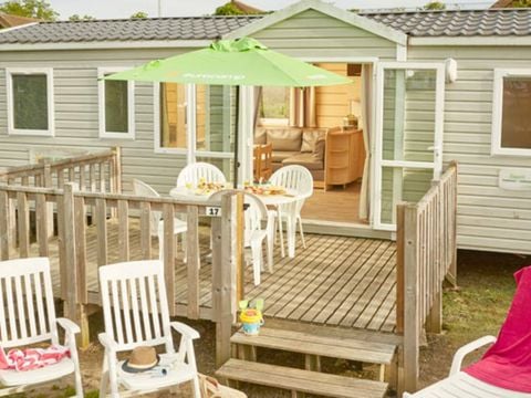MOBILHOME 8 personnes - Mobil-home | Classic | 3 Ch. | 6/8 Pers. | Terrasse surélevée non couverte